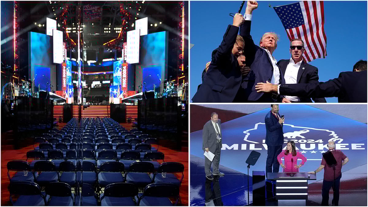 | Photo: AP : Presidential Nomination, Potential VP Picks: Donald Trump Arrives For RNC After Assassination Attempt 